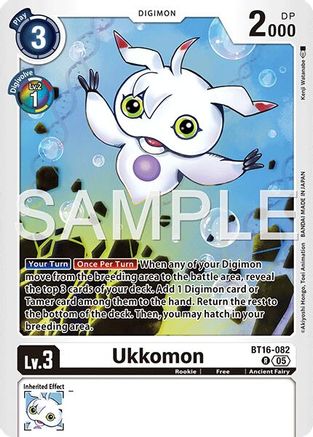Ukkomon [BT16-082] (Reprint) [Advanced Booster Digimon Generation]