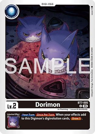 Dorimon [BT7-005] (Reprint) [Advanced Booster Digimon Generation]