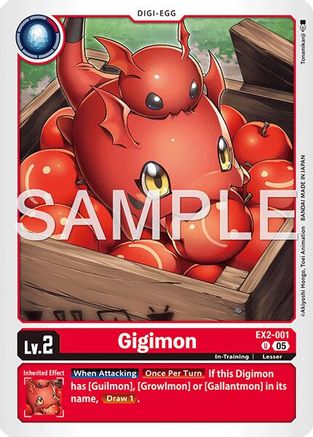 Gigimon [EX2-001] (Reprint) [Advanced Booster Digimon Generation]