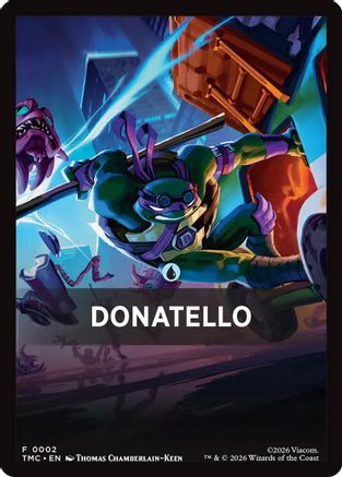 Donatello Theme Card [Teenage Mutant Ninja Turtles Commander Tokens]