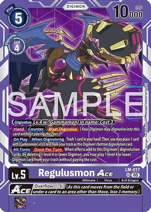 Regulusmon ACE [LM-017] (Reprint) [Advanced Booster Digimon Generation]