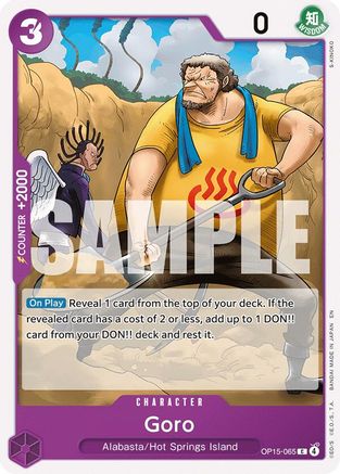 Goro (OP15-065) - Adventure on Kami's Island