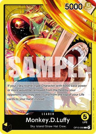 Monkey.D.Luffy (OP15-098) (OP15-098) - Adventure on Kami's Island