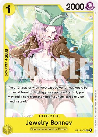 Jewelry Bonney (OP15-105) (OP15-105) - Adventure on Kami's Island