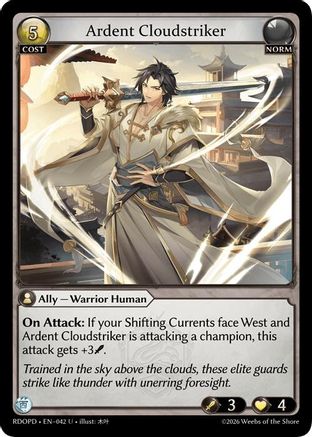 Ardent Cloudstriker (042) - Radiant Origins Pantheon