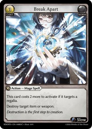 Break Apart (048B) (048B) - Radiant Origins Pantheon