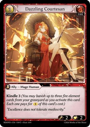 Dazzling Courtesan (130) - Radiant Origins Pantheon