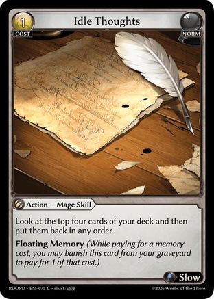 Idle Thoughts (075) - Radiant Origins Pantheon