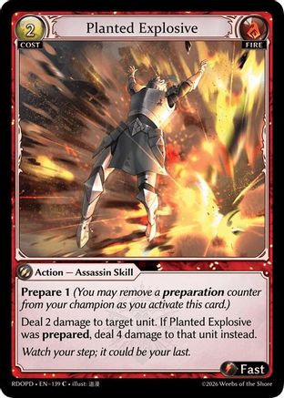 Planted Explosive (139) - Radiant Origins Pantheon