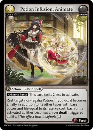 Potion Infusion: Animate (093) - Radiant Origins Pantheon