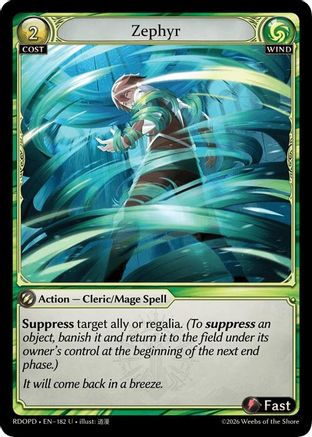 Zephyr (182) - Radiant Origins Pantheon