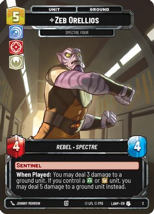 Zeb Orellios - Spectre Four (3) - A Lawless Time  Weekly Play Promos
