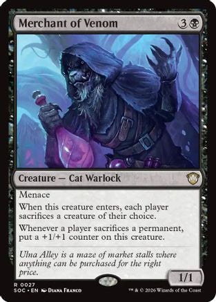 Merchant of Venom (SOC-027) - Commander: Secrets of Strixhaven
