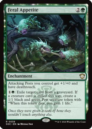 Feral Appetite (SOC-038) - Commander: Secrets of Strixhaven