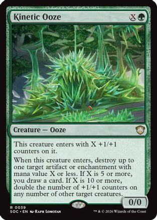 Kinetic Ooze (SOC-039) - Commander: Secrets of Strixhaven
