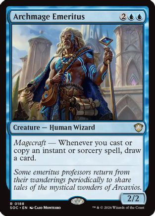 Archmage Emeritus (SOC-188) - Commander: Secrets of Strixhaven