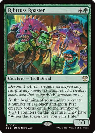 Ribtruss Roaster (SOC-043) - Commander: Secrets of Strixhaven