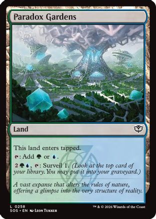 Paradox Gardens (SOS-258) - Secrets of Strixhaven Foil