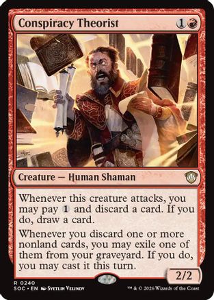 Conspiracy Theorist (SOC-240) - Commander: Secrets of Strixhaven