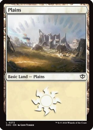 Plains (0272) (SOS-272) - Secrets of Strixhaven Foil
