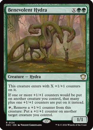 Benevolent Hydra (SOC-124) - Commander: Secrets of Strixhaven