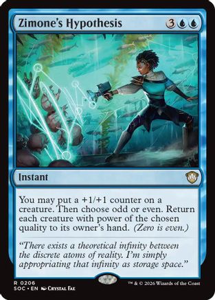 Zimone's Hypothesis (SOC-206) - Commander: Secrets of Strixhaven