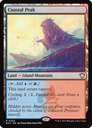 Coastal Peak (SOC-052) - Commander: Secrets of Strixhaven