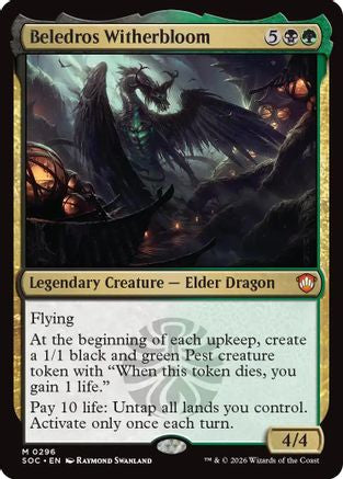 Beledros Witherbloom (SOC-296) - Commander: Secrets of Strixhaven