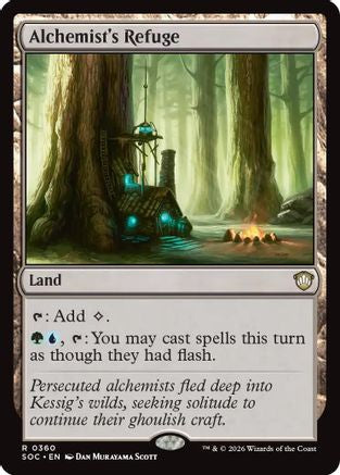 Alchemist's Refuge (SOC-360) - Commander: Secrets of Strixhaven