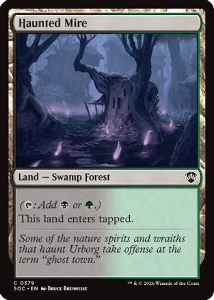 Haunted Mire (SOC-379) - Commander: Secrets of Strixhaven