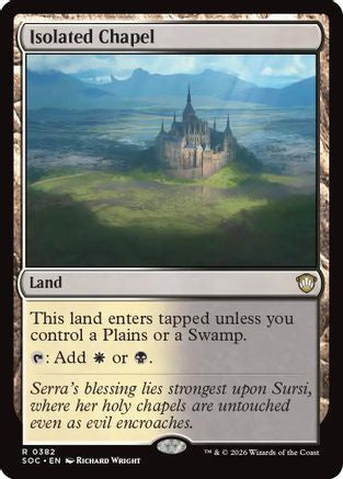 Isolated Chapel (SOC-382) - Commander: Secrets of Strixhaven