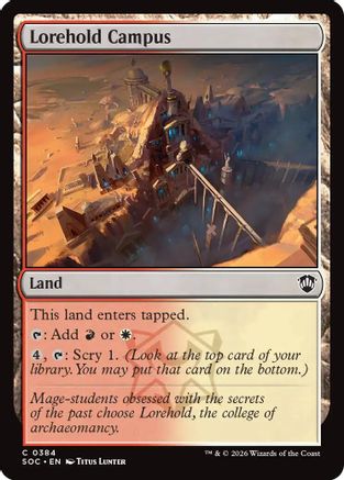 Lorehold Campus (SOC-384) - Commander: Secrets of Strixhaven