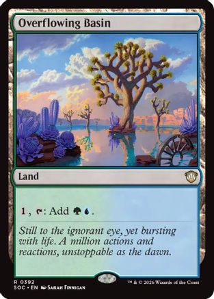 Overflowing Basin (SOC-392) - Commander: Secrets of Strixhaven