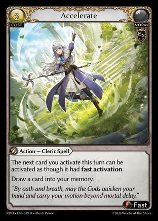 Accelerate (039) - Radiant Origins Foil