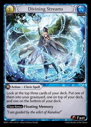 Divining Streams (214) - Radiant Origins Foil