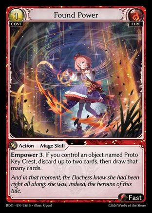 Found Power (188) - Radiant Origins Foil