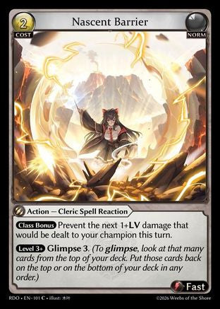 Nascent Barrier (101) - Radiant Origins