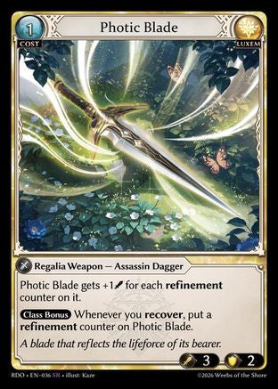 Photic Blade (036) - Radiant Origins
