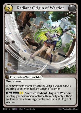 Radiant Origin of Warrior (124) - Radiant Origins