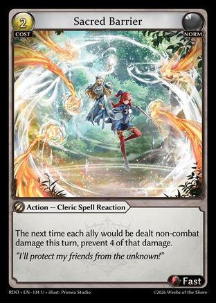 Sacred Barrier (134) - Radiant Origins