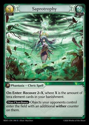 Saprotrophy (390) - Radiant Origins Foil