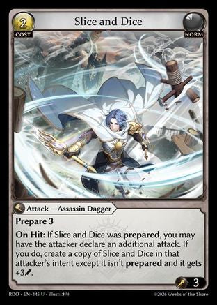 Slice and Dice (145) - Radiant Origins Foil