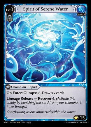Spirit of Serene Water (007) - Radiant Origins