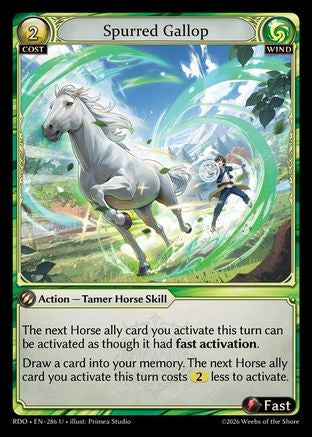 Spurred Gallop (286) - Radiant Origins Foil