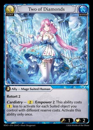 Two of Diamonds (250) - Radiant Origins