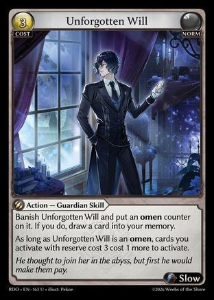 Unforgotten Will (163) - Radiant Origins