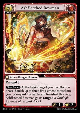 Ashfletched Bowman (Curio Foil) (170) - Radiant Origins Foil
