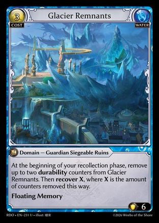 Glacier Remnants (Curio Foil) (231) - Radiant Origins Foil