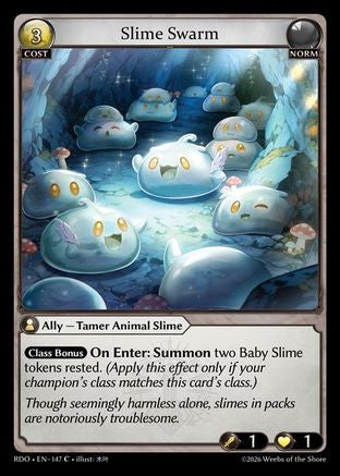 Slime Swarm (Curio Foil) (147) - Radiant Origins Foil
