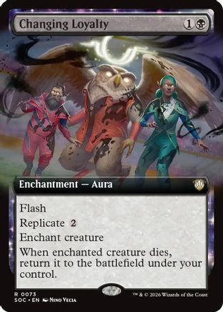 Changing Loyalty (Extended Art) (SOC-073) - Commander: Secrets of Strixhaven